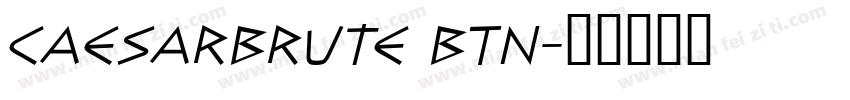 CaesarBrute BTN字体转换